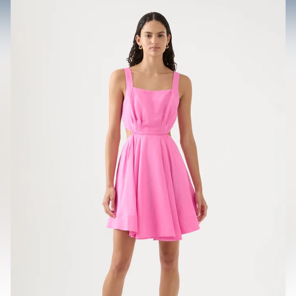 Aje- Clara Tie Back Mini Dress